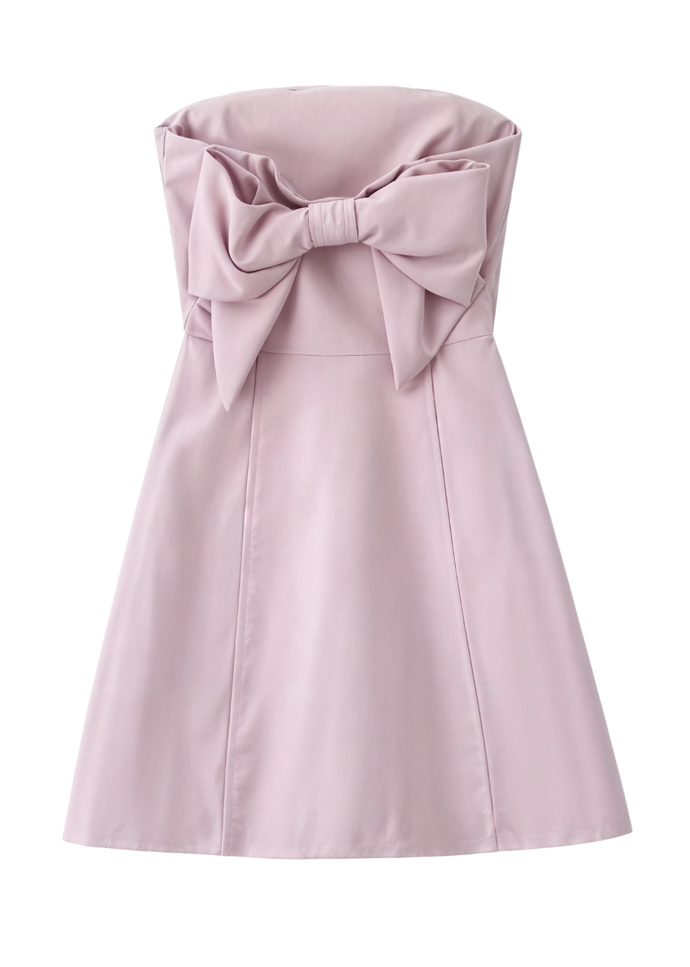 Liora | Rosa Schleifen-Minikleid